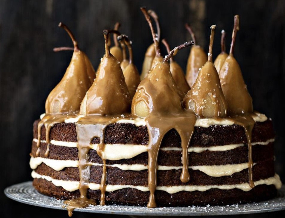 Bake Like a Hobbit: Ginger Beer Poached Pear Cake Recipe You’ll Love